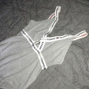 tommy hilfiger criss cross bodysuit